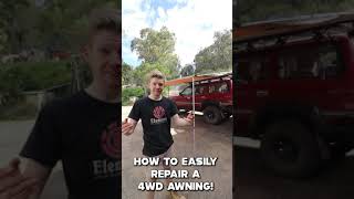 4wd Awning Life Hack! #shorts #4x4 #4wd #camping