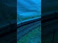 Santa Fe Yellowbonnet Leading an Early Amtrak in N Scale