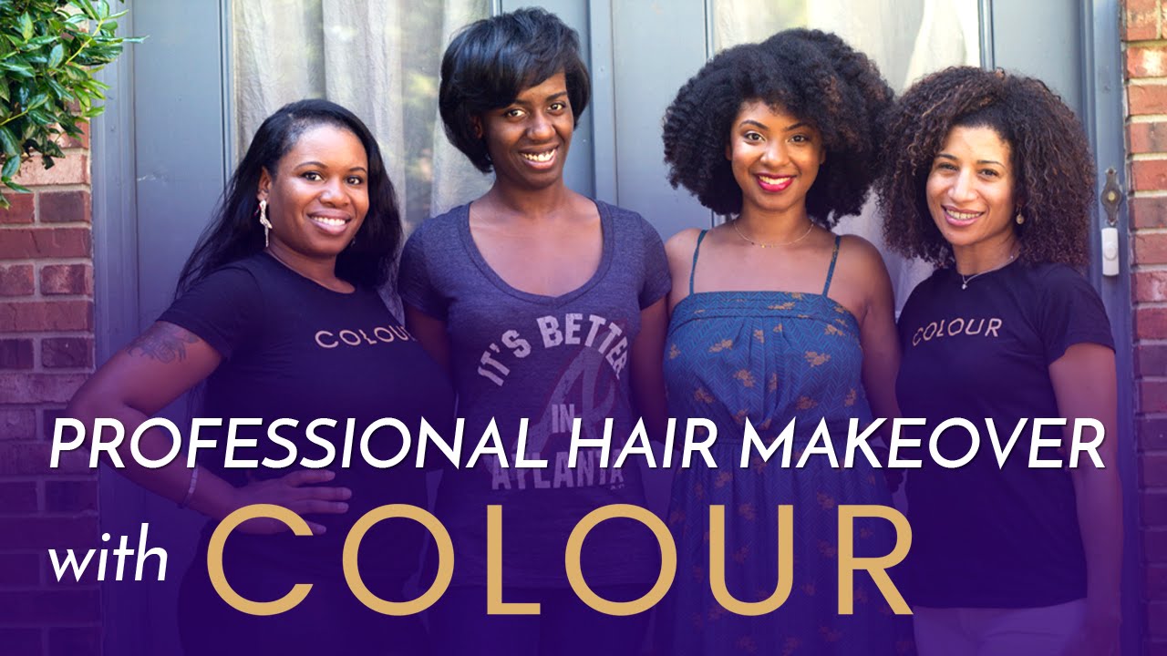 Professional Hair Makeover AT HOME with COLOUR! YouTube