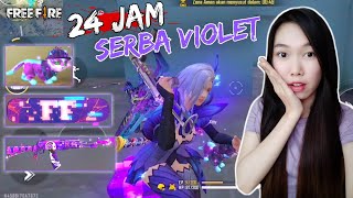 BAR-BAR PAKE SERBA VIOLET, PANEN KILL - FREE FIRE INDONESIA