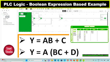 PLC Logic - Boolean Expression Based Example