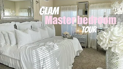 GLAM MASTER BEDROOM TOUR IN SMALL 1 BR APARTMENT!