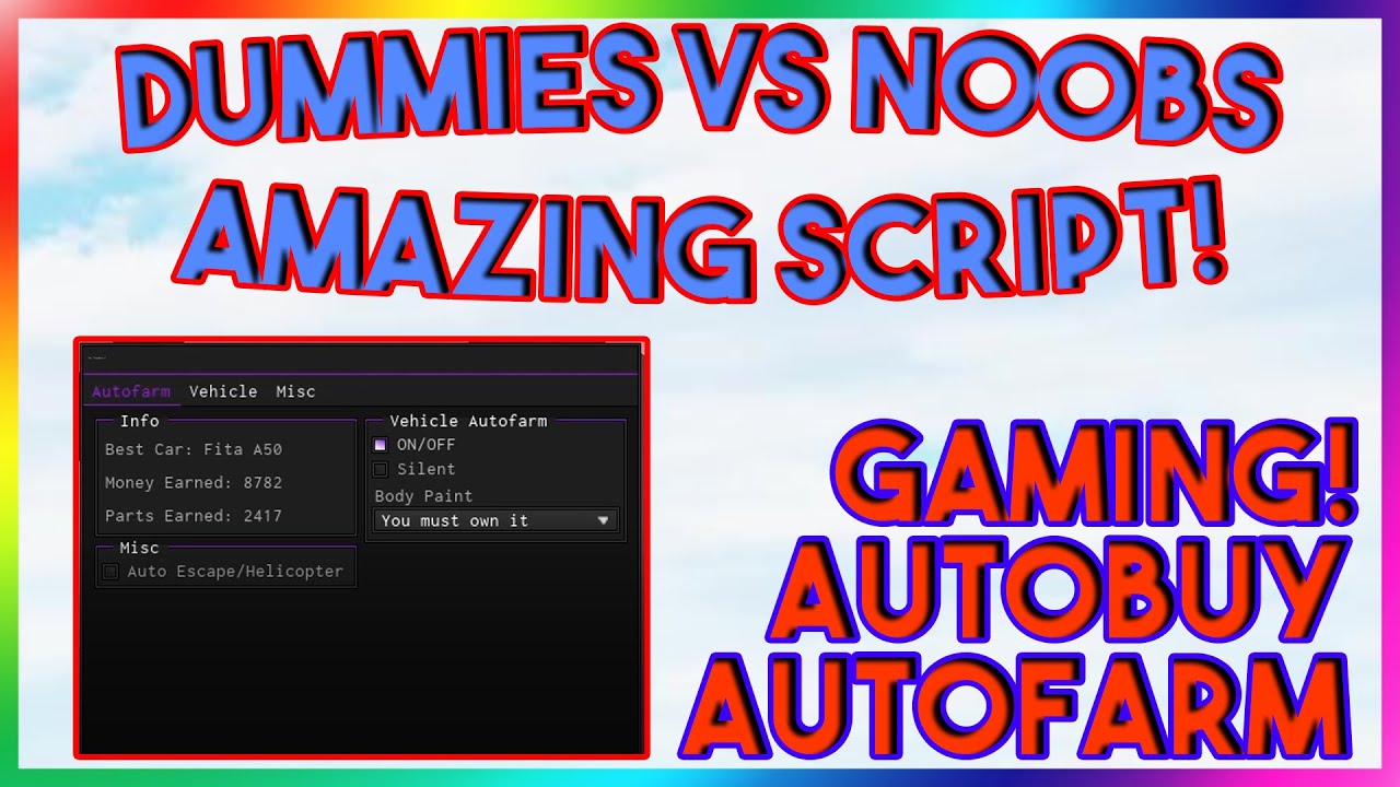 Dummies vs Noobs [Anti Ammo Loss] Scripts