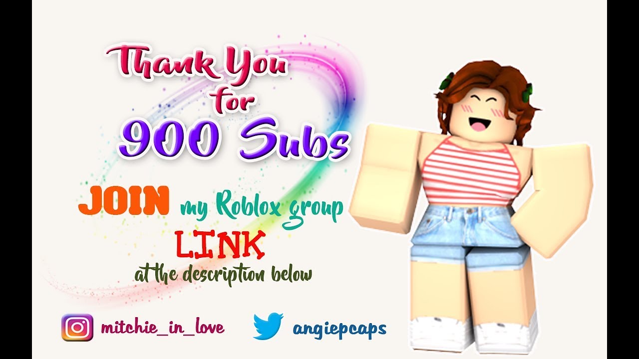 roblox download Thank You for 900 Subs