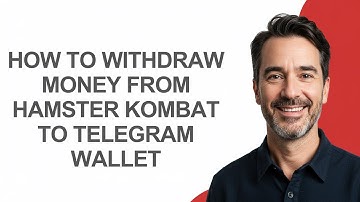 How To Withdraw Money From Hamster Kombat To Telegram Wallet - KevinHowTo