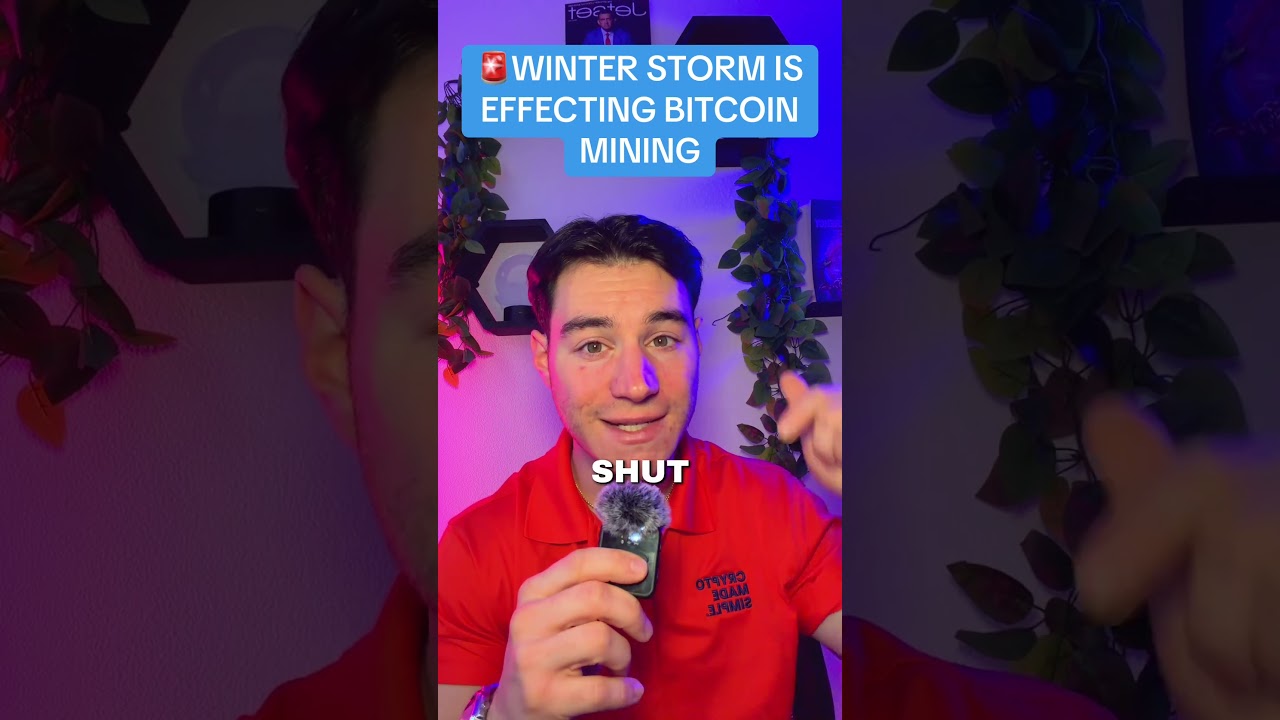 Майнеры биткоинов замерзают!