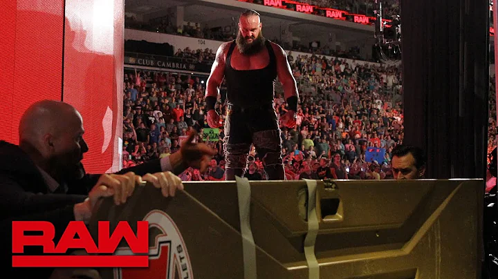 Braun Strowman sends Kevin Owens for a ride in a p...