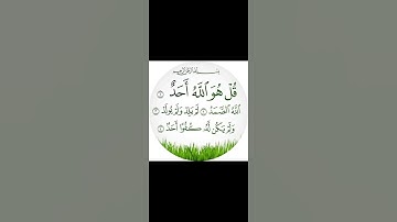 #سورة_الإخلاص #ثلث_القران #القرآن_الكريم #بلغوا_عنى_ولو_اية #حالات_واتس_اب #رمضان_2024 #رمضان