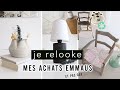 Je relooke mes achats emmaus  pas que   diy deco boho chic recyclage  rcup  thrift flip