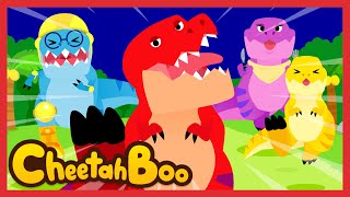Let's meet awesome various Dinosaurs ❗  | Dinosaurs songs compilation | Kids song #cheetahboo