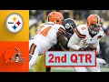 Cleveland Browns vs Pittsburgh Steelers Full Game 2nd Quarter | Week 6 | NFL 2020