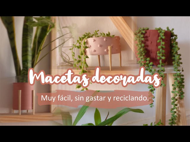 Cómo unas macetas decoradas pueden mejorar tu estado de ánimo