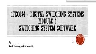 17EC654   Digital switching systems   module 4