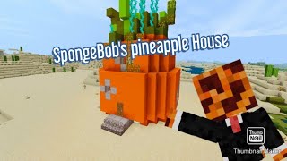 How To Build Sponge Bobs Pineapple House In Minecraft