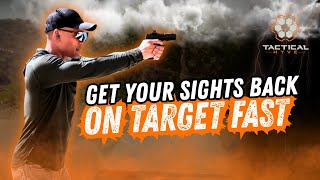 How to Train at an Indoor Range (Part 7): Get Your Sights Back On Target Fast