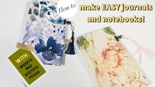 MAKE DIY JOURNALS & NOTEBOOKSeasy tutorial