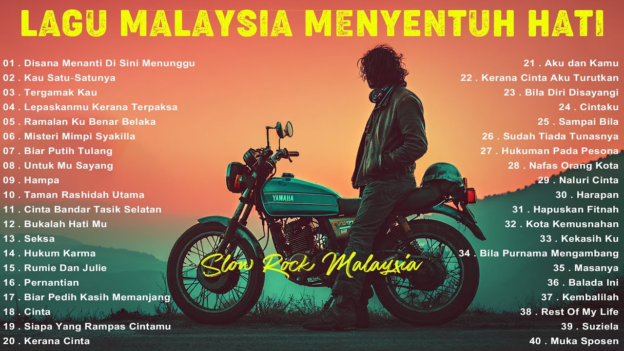 Lagu Slow Rock LEGENDA Malaysia - Lagu Rock Kapak Malaysia 80-90an Terbaik - Lagu Malaysia Populer