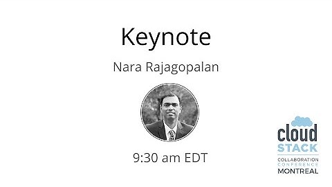 CCCMTL2016 - Accelerite Keynote