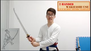 Can you use a wakizashi two handed? [sword talk/wakizashi tameshigiri]