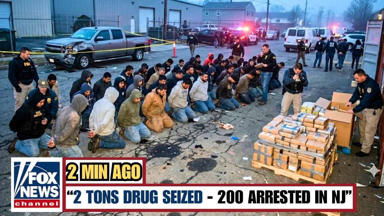 FBI & DHS Arrested 200 Illegals at New Jersey Border - 2 Tons of Drugs  Seized