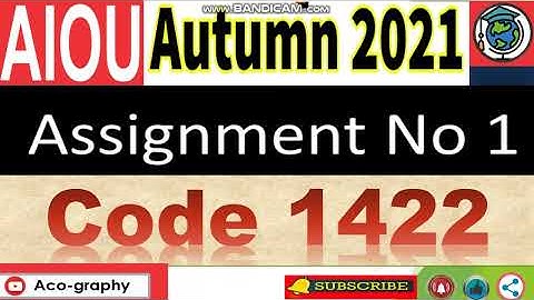AIOU Code 1422 Solved Asignment No.1 Autumn 2021 || Environmental Pollution || Level: Bachelor/BA