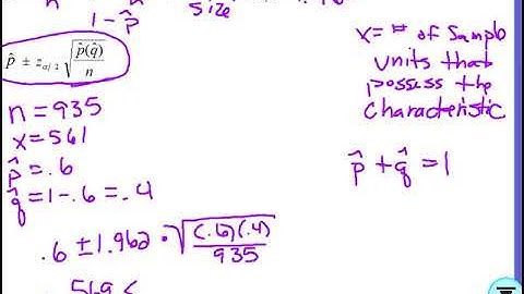 7 3 Confidence Intervals and Sample Size for Proportions