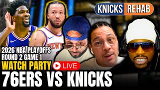 KNICKS vs 76ers LIVE Play by Play | KNICKS REHAB ALLBALL TV