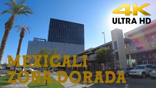 Mexicali Zona Dorada | Calzada Cetys 2023 | Walking Tour 4k