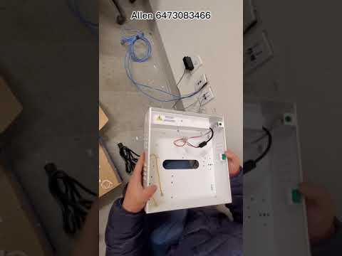 CDVI Atrium A22K1 Access Control System Unboxing / Installation, Hes 8000 eltrical Strike Install