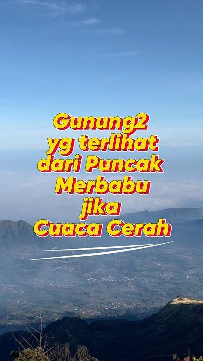 Download lagu Gunung2 yang terlihat dari puncak Merbabu jika cuaca cerah #merbabu #sumbing #sindoro #merapi #lawu