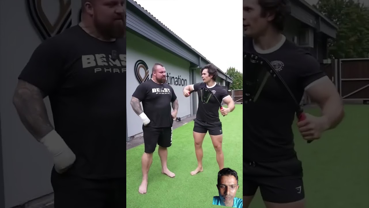 World’s Strongest Man vs World’s Strongest Bar || 