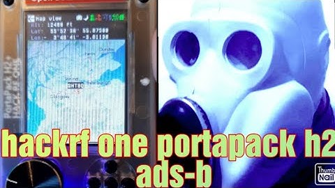 Hackrf one portapack h2 ads-b