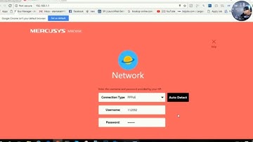 How To Configure Mercusys Router in PPPoE MERCUSYS Router