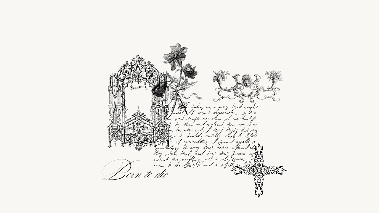 How to Make a Gothic Summer Wallpaper in Canva | Design with Me