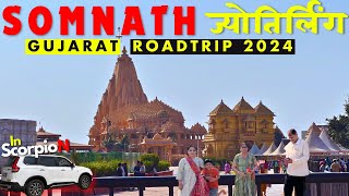 Gujarat Roadtrip 2024 | Somnath Jyotirling Darshan 2024 | Dwarka to Somnath in Scorpio-N #travelvlog