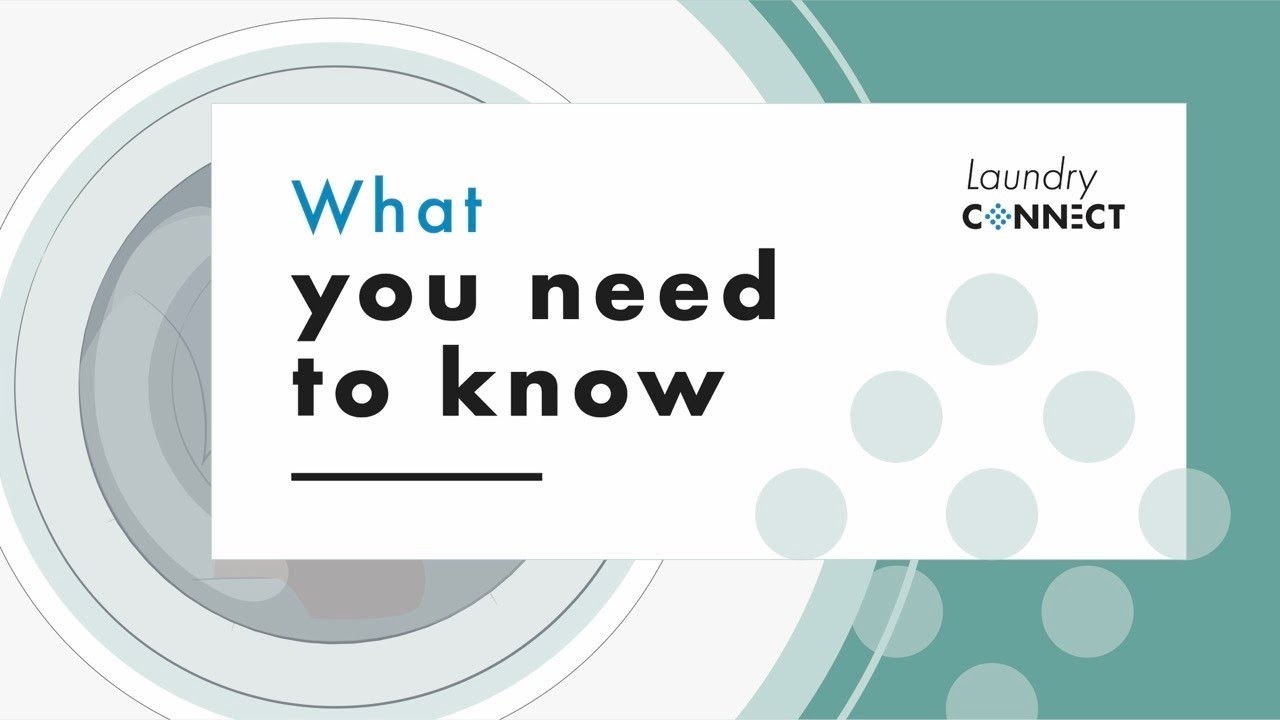 Laundry Connect Cashless Payment Solution - What you need to know (updated)