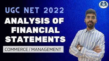 Analysis of Financial Statements | UGC Net 2022 | Commerce | Management