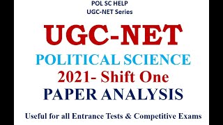 Past Year Paper Analysis of UGC-NET Political Science- First Shift - November 2021
