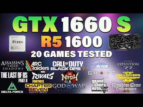 Ryzen 5 1600 + GTX 1660 Super - YouTube