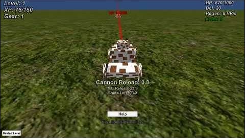 Unity - Tonks: Miniguns, Power-Ups, And More!