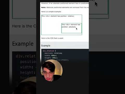Video: CSS-da Absoluteni qanday joylashtirasiz?