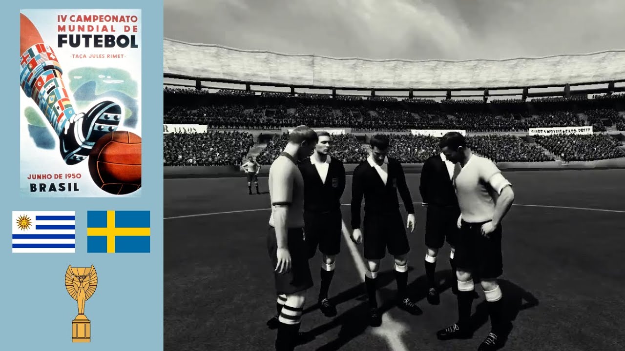 FIFA WORLD CUP BRAZIL 1950 - Uruguay vs Sweden (Final Round