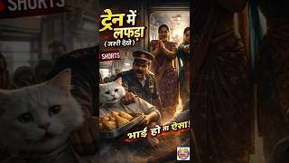 Train me lafda 😱 Cat samosa wala aur TTE!”#comedyshorts#YouTubeShorts#CatStory#TrainStory#DesiLafda
