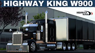 ✅ Kenworth W900 Truck Straight Piped (HIGHWAY KING) | American Truck Simulator (New)