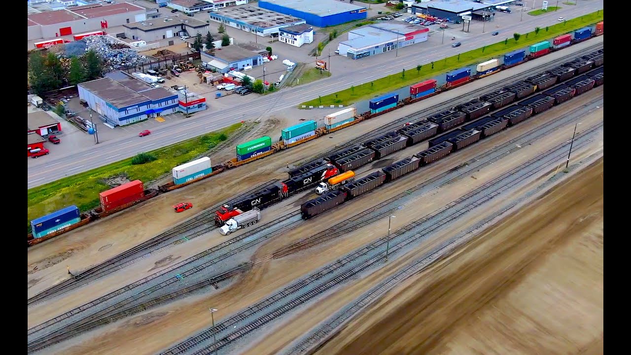 Prince George CN Rail Yards