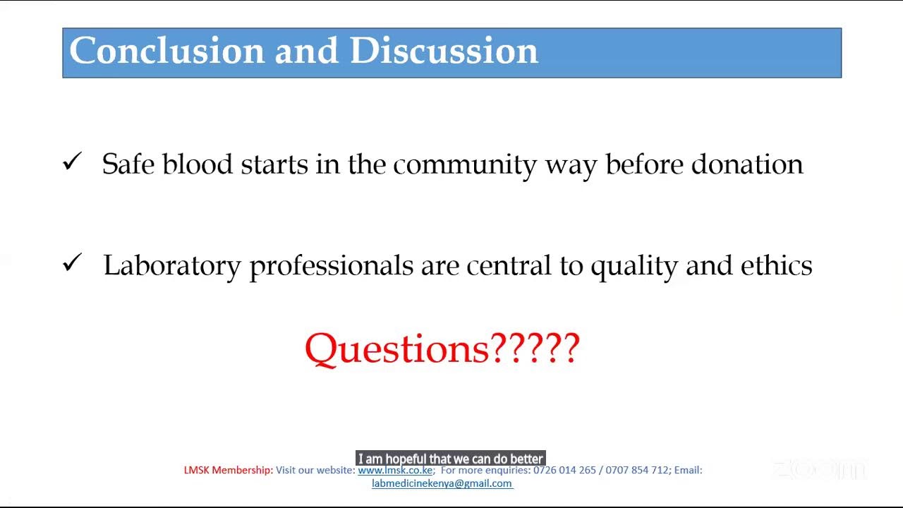 Pre-donation Testing and Dinor Counselling