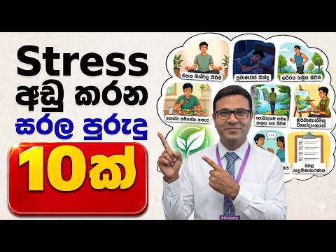 ජීවන රටාව වෙනස් කර (Stress)ආතතිය අඩු කරන සරල පුරුදු 10ක් 🌿10 Lifestyle Changes That Reduce Stress
