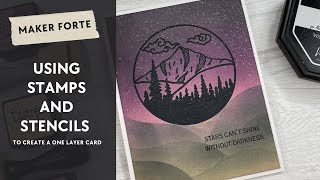 Under The Stars With Maker Forte | Night Sky Ink Blending