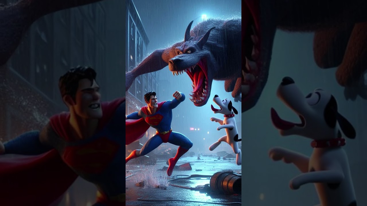 🐶💔 ¡Krypto está en peligro! ¡Superman no lo perdonará! 🔥 (Parte 2) #superman #krypto #shorts