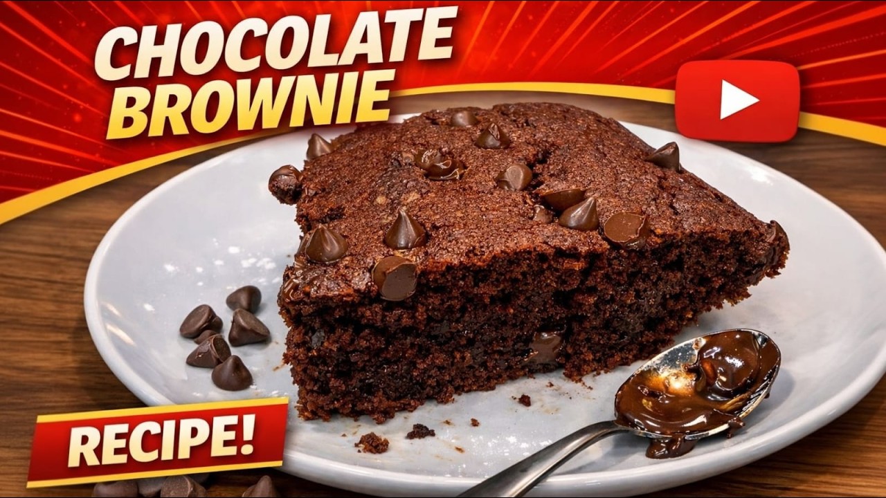 Easy Fudgy Chocolate Brownie at Home